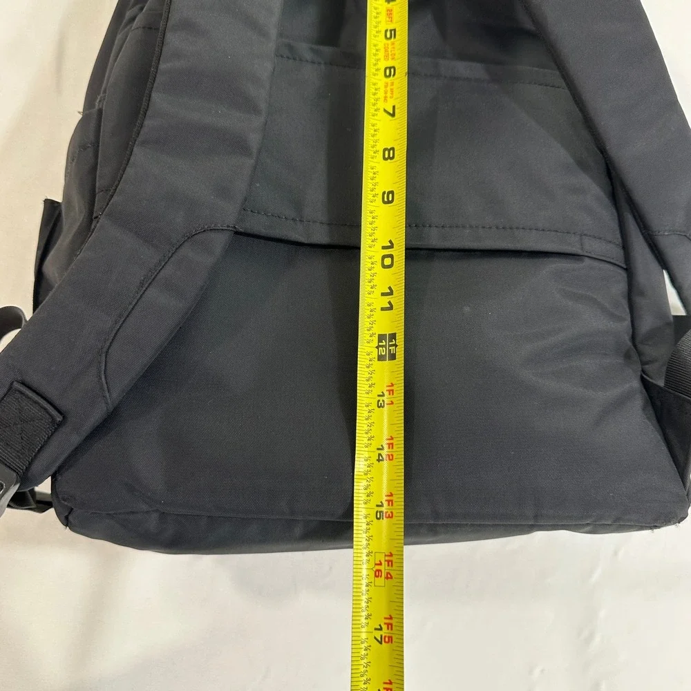 Open Story Commuter Backpack Black Nylon Laptop Bag Travel Work School Unisex